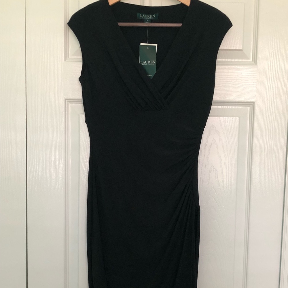NWT Ralph Lauren black dress size 4